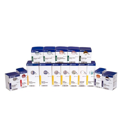 First Aid Only 700002 SmartCompliance 50-Person First Aid Kit Refill Supplies for Business, Worksite, and Home, 237 Pieces, Blue
