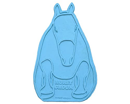 Grewal® Equestrian Grooming Bundle Kit - Comfy Pet Grooming & Bathing Glove - Oval Face Soft Bristles - Great for Thin & Sensitive Skin (Pacific Blue) - color: Pacific Blue