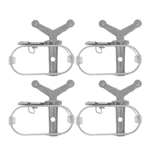 Wire Tightener Tool 4-Pack Heavy Duty Cable Tensioner for Fence Wire Greenhouse Lines Clothesline Pool Cover Metal Line Ratchet Tightener