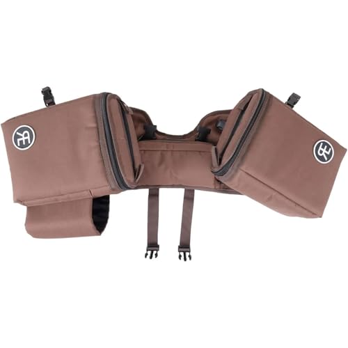 Reinsman Pommel Cooler Bag | Equestrian Durable Convenient Spacious 2-Side Nylon Insulated Bag with Stainless Steel Hardware | Easy Attachment to The Swell with Adjustable Strap - color: Brown