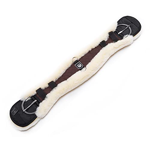 Werner Christ Horse Contour Cinch Western,Made of Real Sheepskin in Brown Natural Size 75cm - color: Brown Natural, size: 75cm