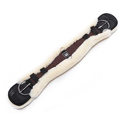 Werner Christ Horse Contour Cinch Western,Made of Real Sheepskin in Brown Natural Size 75cm - color: Brown Natural, size: 75cm