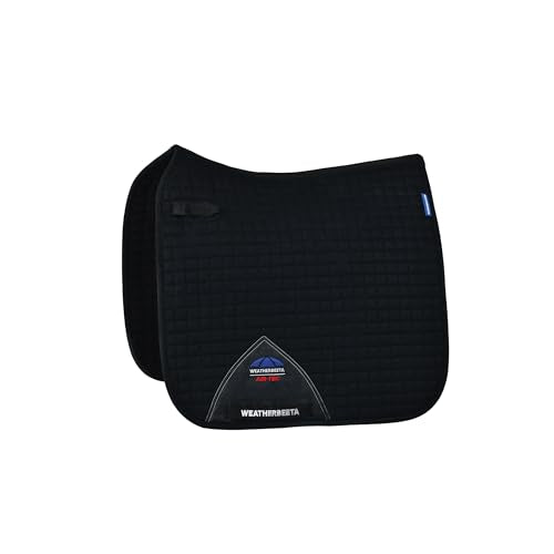 WeatherBeeta Prime Air-Tec Dressage Saddle Pad - color: Black, size: Large