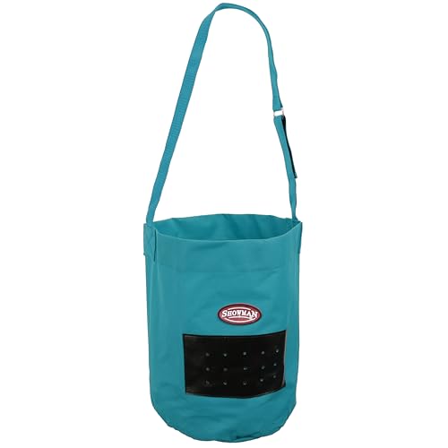 Showman Nylon Feed Bag - color: Teal