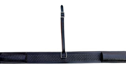 Western Leather Horse Roper Back Cinch Billets,Girth Saddle Billets Tack,Handcrafted Flank Saddle Cinch - color: Black