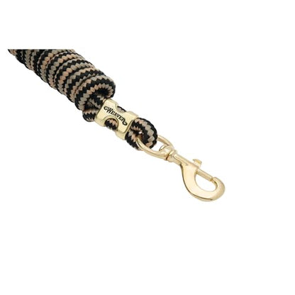 Weaver Leather Poly Lead Rope, Black/Tan/Wheat, Small