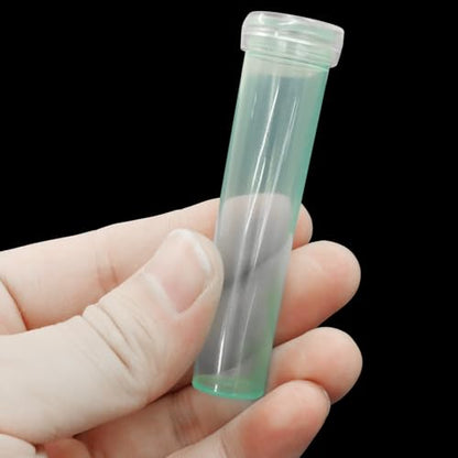 Plastic Stem Water Tubes, Green, 50Pcs, 2.8 Inches - color: Green