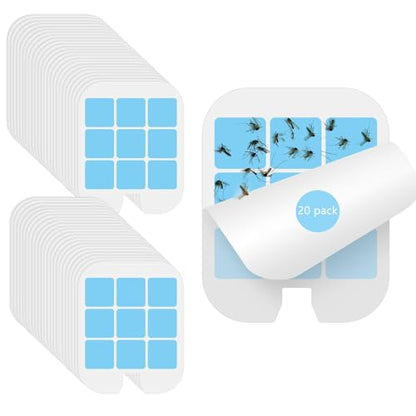 20 Pack Refill Glue Cards Compatible with Safer Home Fly Trap Refill,Applicable to SH502、SH503、23005-06 and DT3005W、DT3005W-DS3, Flying Insect Trap Refill Replacement - size: 20pack