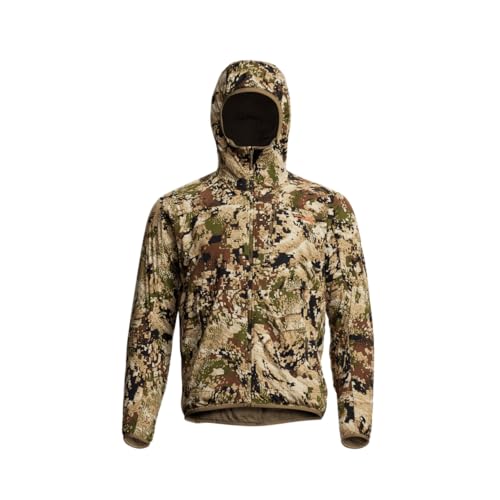 SITKA Ambient 100 Hooded Jacket - Insulated Breathable Waterproof Hunting Fishing Mens Jacket - color: Optifade Subalpine, size: Large