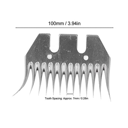 Generic Sheep Shears Blade Curved 13 Teeth Wool Clipper Comb Cutter Trimmer Accessory Set