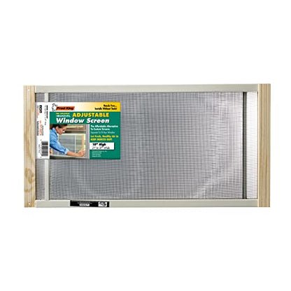 Frost King AWS1037SP WB Marvin Adjustable Window Screen, Natural - style: 10" High x Fits 21 -37" Wide