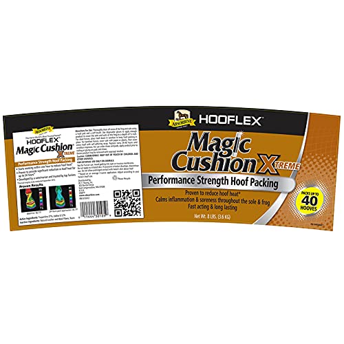 Absorbine Hooflex Magic Cushion Xtreme Horse Hoof Packing, 8 lb / 40 Hooves - size: 8 lb / Packs up to 40 hooves