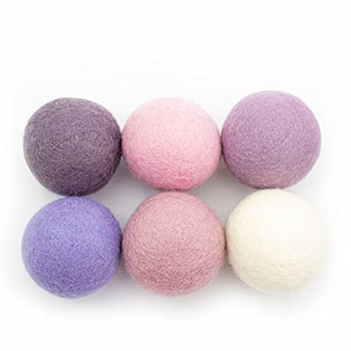 Friendsheep Wool Dryer Balls, Organic Reusable Fabric Softener Alternative for Laundry, Handmade, Fair Trade, Hypoallergenic, Eco-Friendly, Plastic-Free (6 Pack XL - Lavender Bliss) | Reusable fabric softener alternative Organic wool, handmade, fair trade