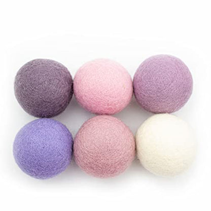 Friendsheep Wool Dryer Balls, Organic Reusable Fabric Softener Alternative for Laundry, Handmade, Fair Trade, Hypoallergenic, Eco-Friendly, Plastic-Free (6 Pack XL - Lavender Bliss) | Reusable fabric softener alternative Organic wool, handmade, fair trade