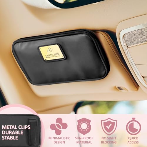 EVERLIT CARE Car First Aid Kit with Emergency Supplies Survival Gear Including Window Breaker Disposable Urine Bag Mountable Survival Kit for Family Travel in Car (Black) - color: Black