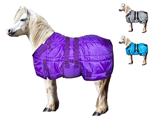 Derby Originals Windstorm 420D Medium Weight Mini Horse & Pony Stable Blanket – Closed Front, 200g Insulation, Breathable Triple-Layer Design, 70T Lining, for Indoor Use Only