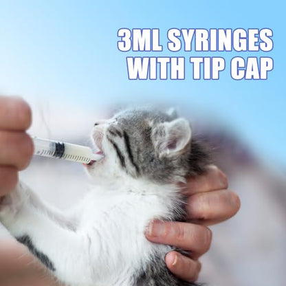 50pcs 3ml Syringes with Caps - size: 3ml-50pcs