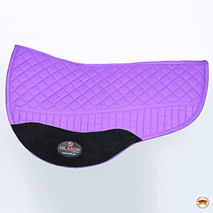 HILASON Western All Purpose Horse English Saddle Pad | All-Purpose - color: Purple