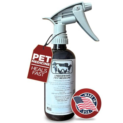 Pet Wound Care Spray with Trigger, Animal Wound Cleaner, 16 oz, No-Sting