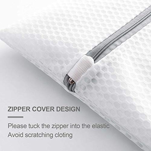 Oversized Honeycomb Mesh Laundry Bags, 2 Pack 35x43.3 inch Heavy Duty Delicate Wash Bag with Zipper. - size: 2 XXXL