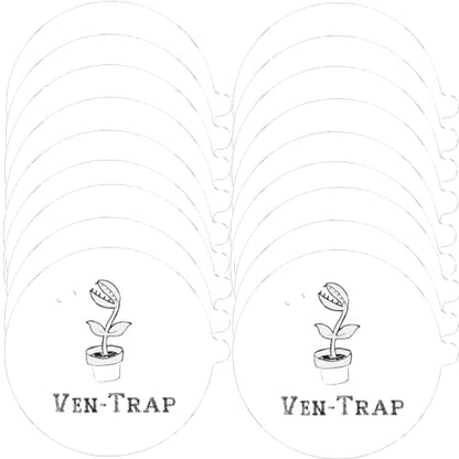 16 Pack -Flea Trap Refill Disc 7.1"– Fits Victor, bugMD, Aspect and Other Flea Dome Traps - Replacement Sticky Glue Pads – Bugs, Fleas, Flies, Mosquitos- Fleas Refill Pads