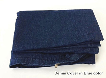 Dogbed4less DIY Durable Blue Denim Pet Bed External Duvet Cover and Waterproof Internal Case for 35"X20"X4" Small Medium Dog Bed - Replacement Covers only - size: 35"X20"X4" Small Medium
