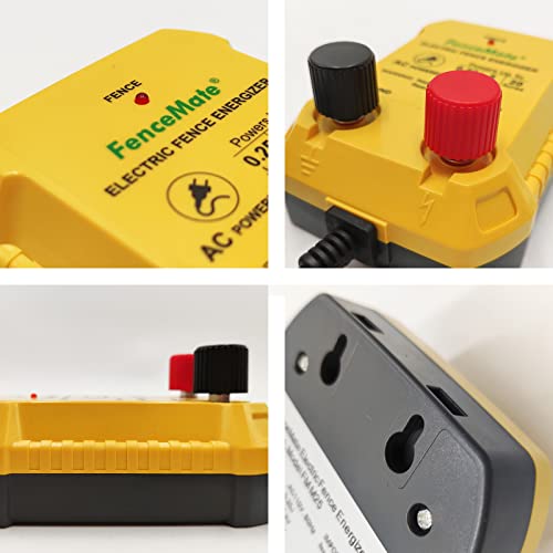 FenceMate AC Powered Electric Fence Charger Output 0.35J up to 7 Miles