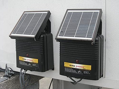 Bird Barrier Solar Charger – 12Vdc Solar Power Bank with Bottom Connectors – Powers 1000ft Track – User-Friendly On Off Switch – Ideal Solar Battery Charger for Smaller Projects - size: 1000 ft. Solar