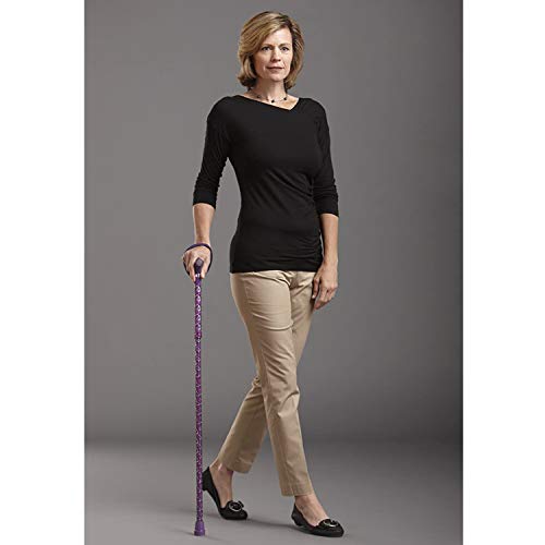 Switch Sticks Folding Walking Cane For Women & Men - color: Tango