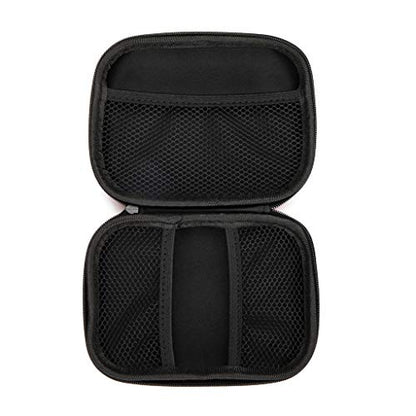 EVA Hard Red Medical Bag - Round, Emergency Responder, Camping, Outdoors (6.8x5.3x2.2 Inches) - size: 6.8x5.32.2 Inch (Pack of 1)