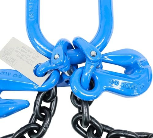 Mytee Products 3/8" x 5' Sea Shipping Container Loading Chain Bridle G100, V-Chain, Cargo, Storage, Moving