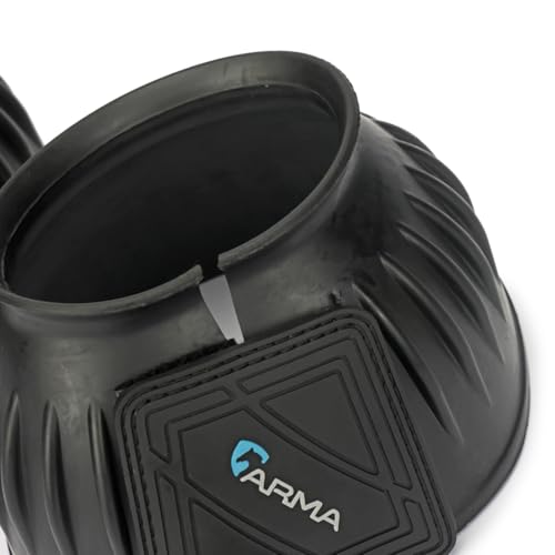 ARMA Over Reach Horse Bell Boots - color: Black
