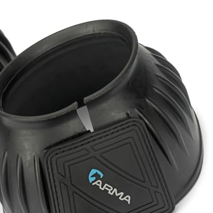 ARMA Over Reach Horse Bell Boots - color: Black