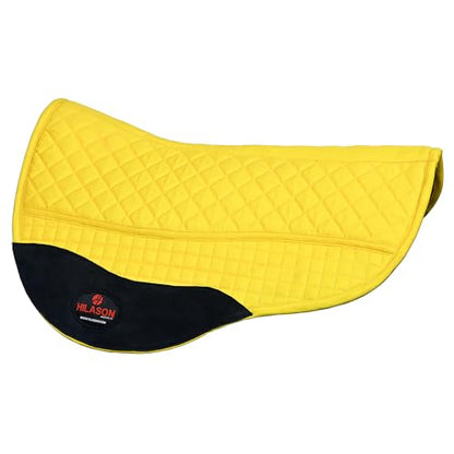 HILASON Western All Purpose Horse English Saddle Pad | All-Purpose - color: Yellow