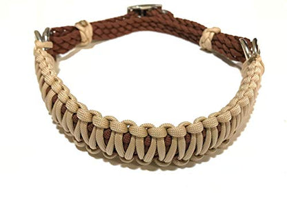 Desert sand side pull hackamore attachment bitless bridle, horse tack