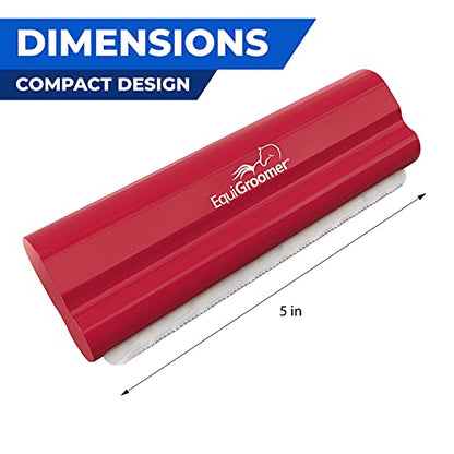 EquiGroomer 5-Inch Undercoat Deshedding Brush for Dogs & Cats, Red - color: Red, size: 5 Inch