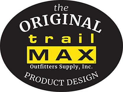 TrailMax 500 Series Water Bottle Horse Saddle Bag; Insulated & Padded Drink Holder; Western & Endurance Saddle Water Carrier; Saddlebag w/ 1 Liter Stainless Steel Water Bottle; Glacier Blue & Frost
