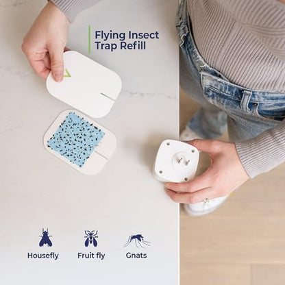 VEYOFLY Official Refill Fruit Fly Traps Indoor, Gnat Trap | 10-Pack - size: 10 Refills
