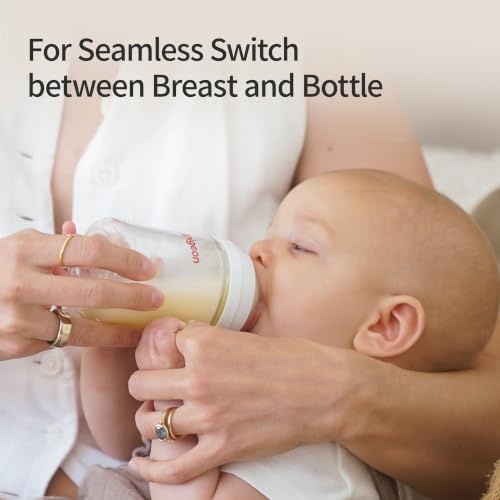 Pigeon Silicone Nipple (LL) with Latch-On Line, 9+ Months, 4 Count - color: 9m+, LL, 4 counts