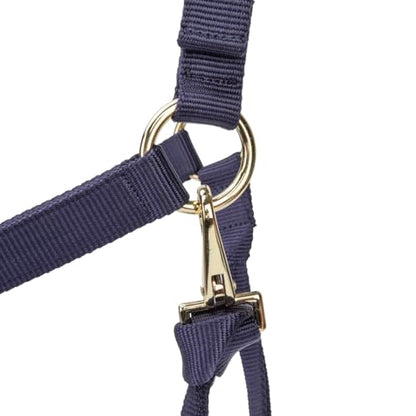 Shires ARMA Adjustable Nylon Halter - color: Navy, size: Pony