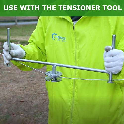 Electric Fence Wire Strainer Rapid Wire Tensioner, Fence Tightener 20Pack - style: 20Pcs Fence Tensioner