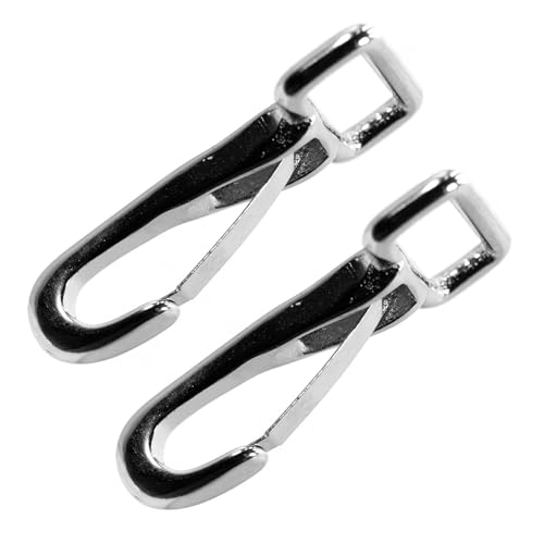 Jeffers Spring Snap with Square Eye 1" x 3-1/4" – Metal Snap Hook Clip for Rope, Lead, Horse Tack, Halter, Pet Chain & Dog Leash, Secure Attachment for Barn, Farm, Camping & Outdoor Use - 2 Pack - size: 2 Pack