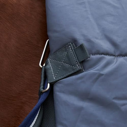 WeatherBeeta ComFiTec Ultra Turnout Detach-A-Neck 360g, Navy, 78" - color: Navy, size: 78"