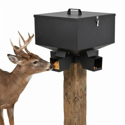 80 Lbs Heavy Duty Wild Deer Feeder Wildlife Station