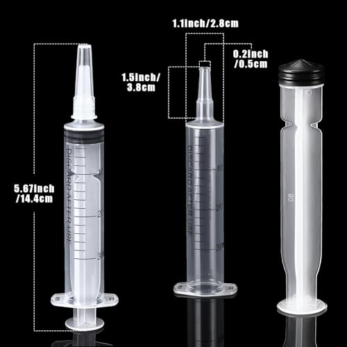 Frienda 4 Packs Syringes Without Needles,30 Ml - size: 30 ml
