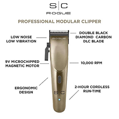 Stylecraft Rogue Professional Cordless Hair Clipper, Magnetic Motor - style: Rogue Combo Set