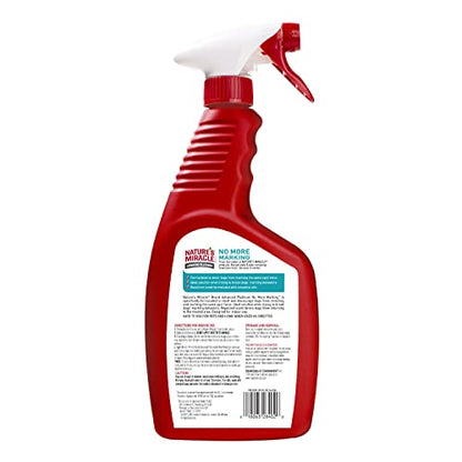 Nature's Miracle Advanced Platinum No More Marking Training Spray, 24 oz | Prevents Dogs from Marking the Same Spot, For Indoor Training, Safe For Pets and Home*, Repels With Essential Oils - size: 24 Fl Oz (Pack of 1)