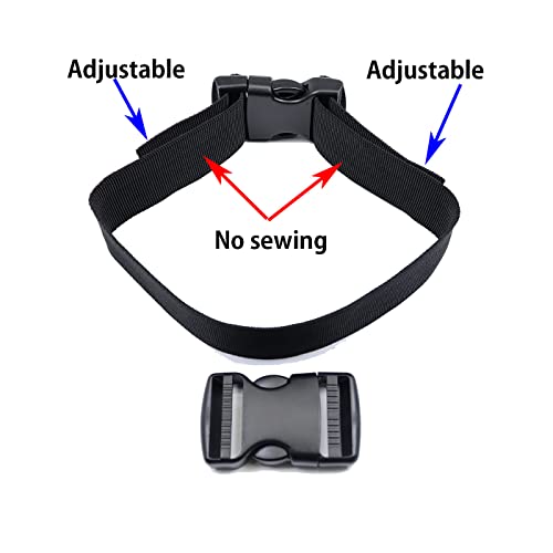 Quick Side Release Buckle, Heavy Duty Plastic Snap Buckle Clip Clasp Fasteners for Backpack Strap - style: 1-1/2 Inch - 2 Pieces