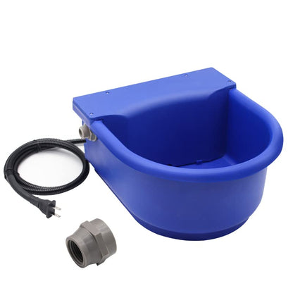 Automatic Heated Dog Water Bowl 1.3gal 100W Outdoor for Livestock