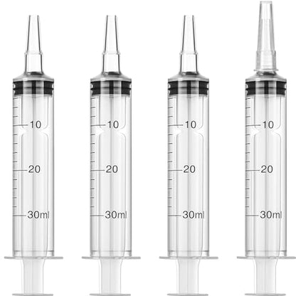 Frienda 4 Packs Syringes Without Needles,30 Ml - size: 30 ml